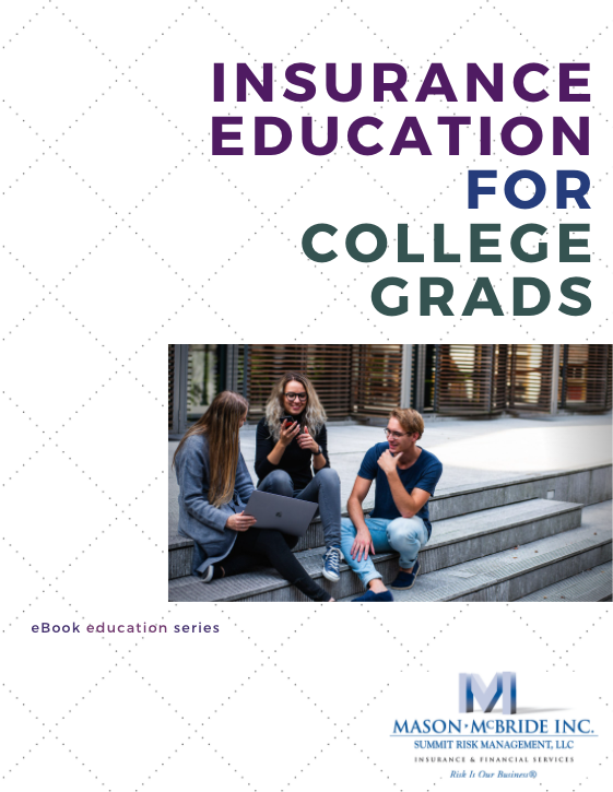 Photo of ebook cover - insurnace education for recent college grads