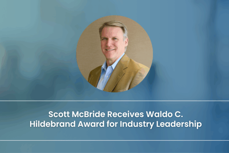 Scott McBride Receives Waldo C. Hildebrand Award