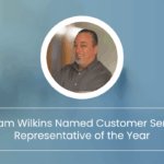 William Wilkins of Mason-McBride receiving the Insurance Customer Service Representative of the Year award.