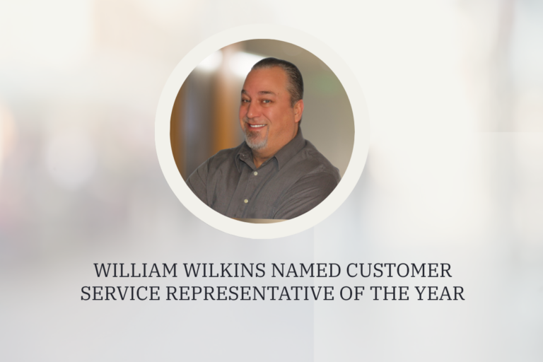 William Wilkins of Mason-McBride receiving the Insurance Customer Service Representative of the Year award.
