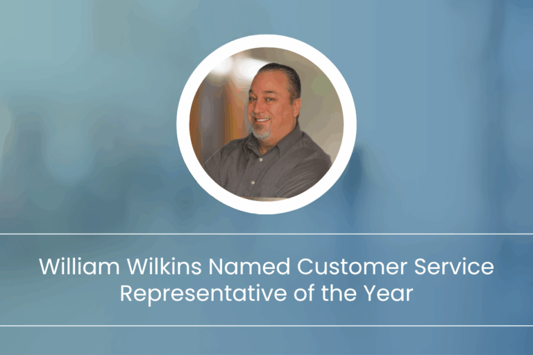 William Wilkins of Mason-McBride receiving the Insurance Customer Service Representative of the Year award.